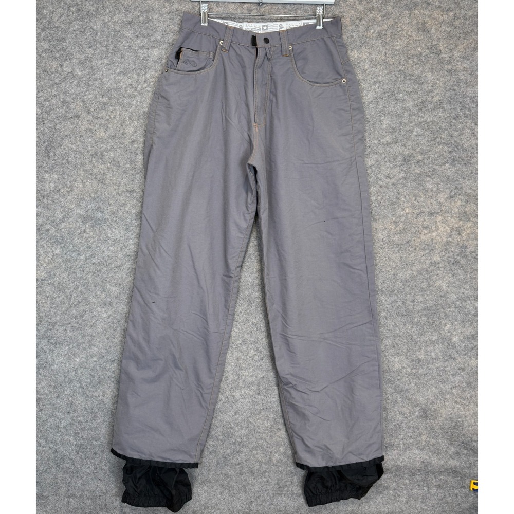 Dub Brand Snow Ski Pants Mens Medium Gray‎ Mesh Lined Outdoor Summit